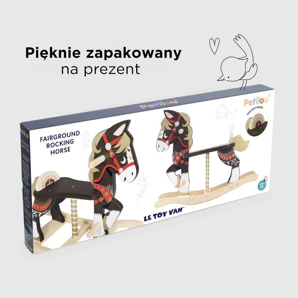 Drewniany konik na biegunach Le Toy Van