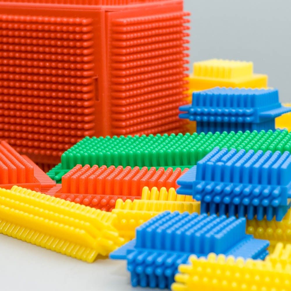 Bristle Blocks Klocki Jeżyki Basic Builder Box 56el 2+
