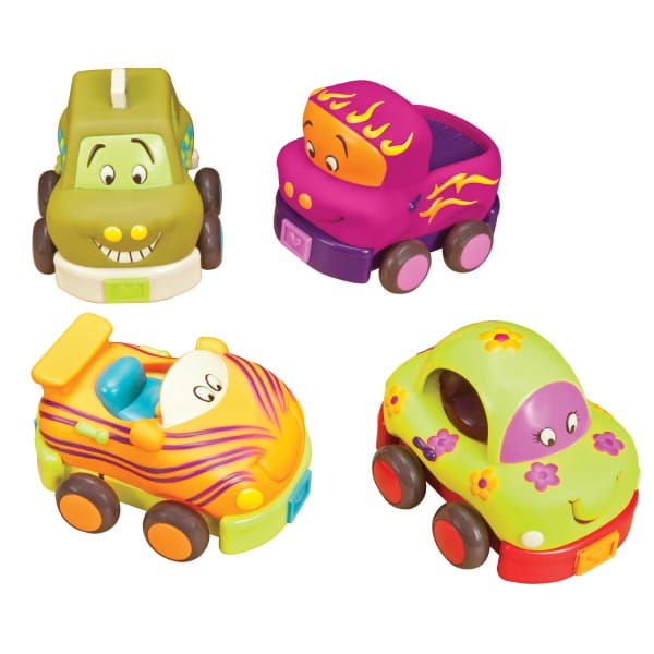 B.Toys Samochodziki Wheeee-ls! Napęd Pull-Back 1+