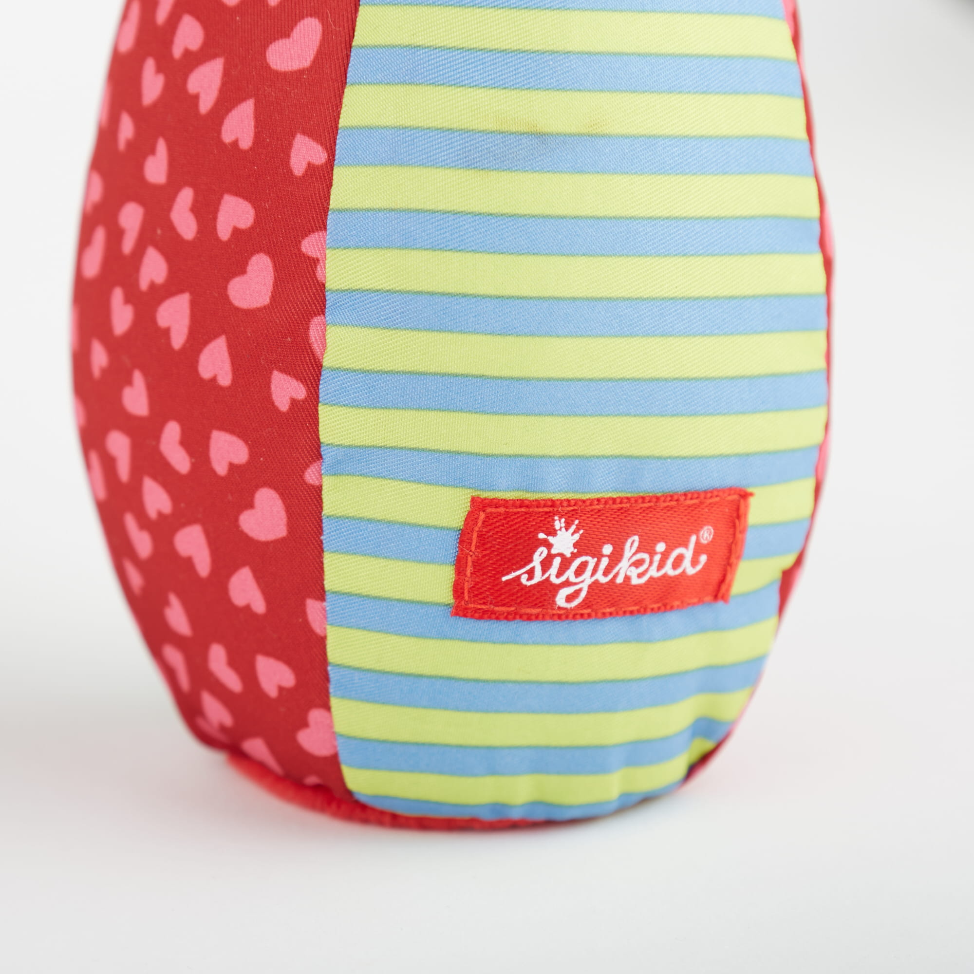 Sigikid Miękkie Kręgle Patchwork 1+ Zabawka Rozwojowa