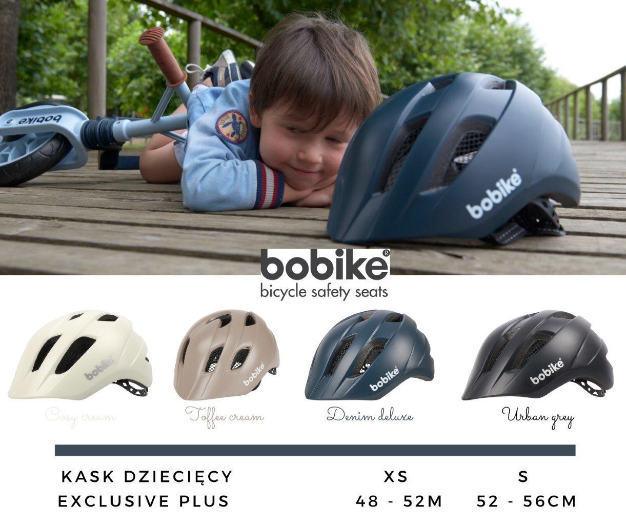 Bobike Kask dziecięcy Exclusive Plus XS denim deluxe