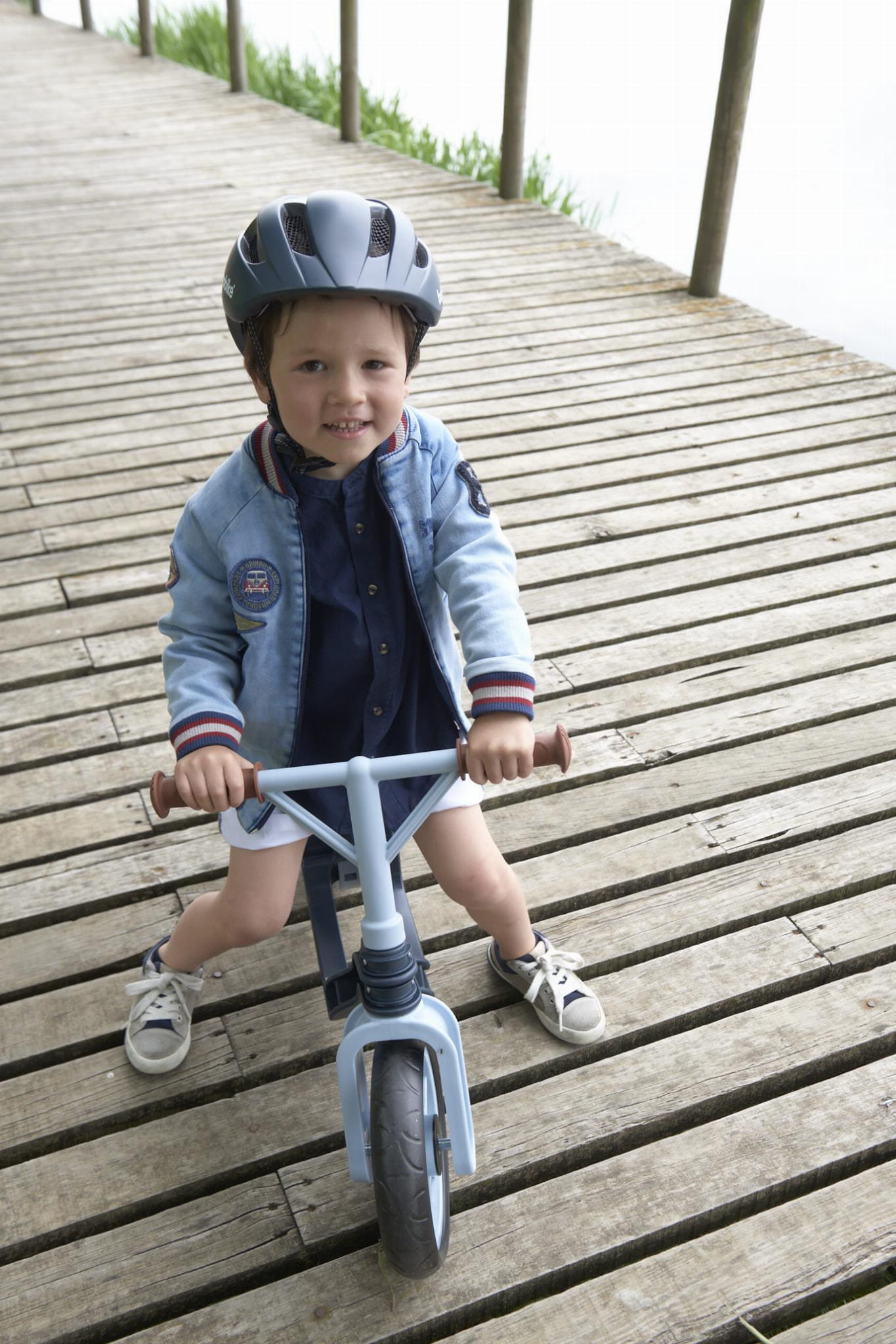 Bobike Kask dziecięcy Exclusive Plus XS denim deluxe