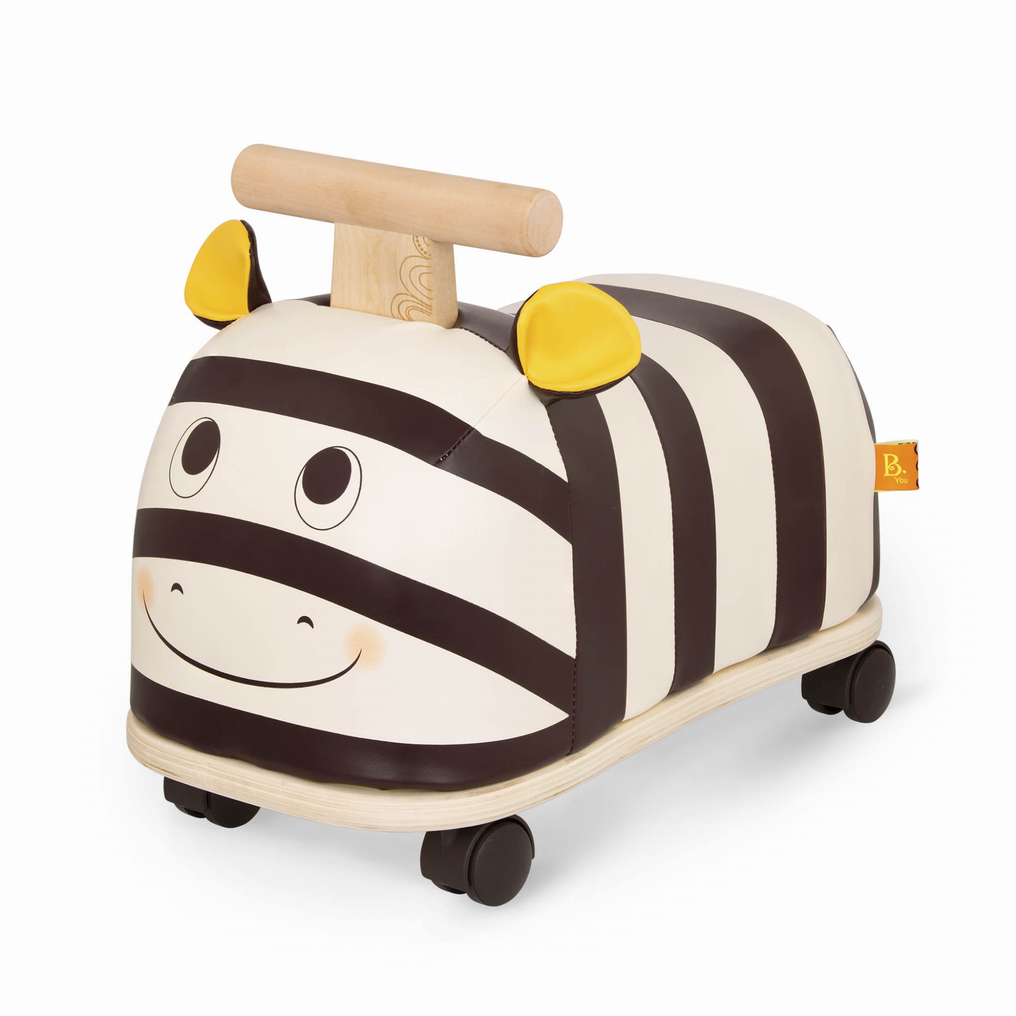 Btoys Jeździk Zebra Zippity - Drewniany Pchacz 18m+