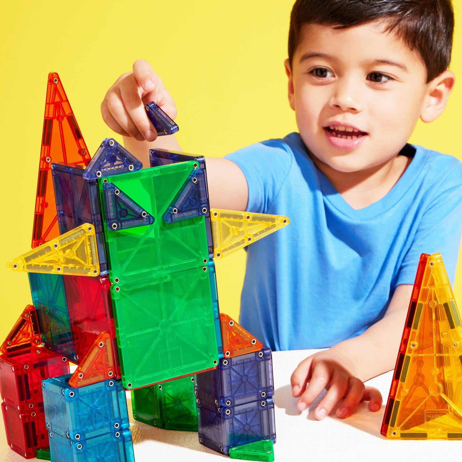 Magna-Tiles Klocki Magnetyczne 62 elementy 3+