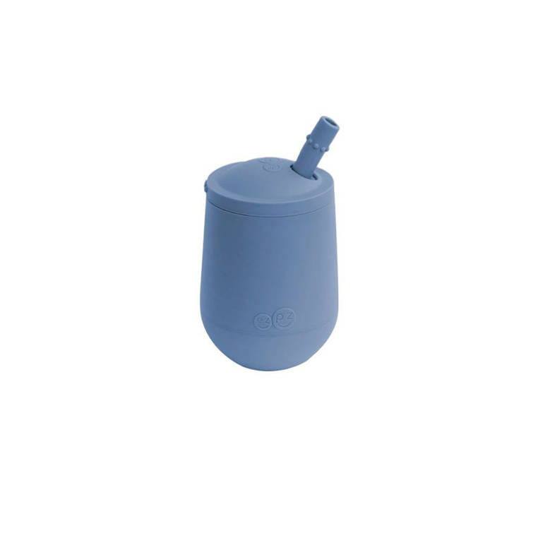 EZPZ Mini Cup Kubek Treningowy ze Słomką 12m+ Indigo