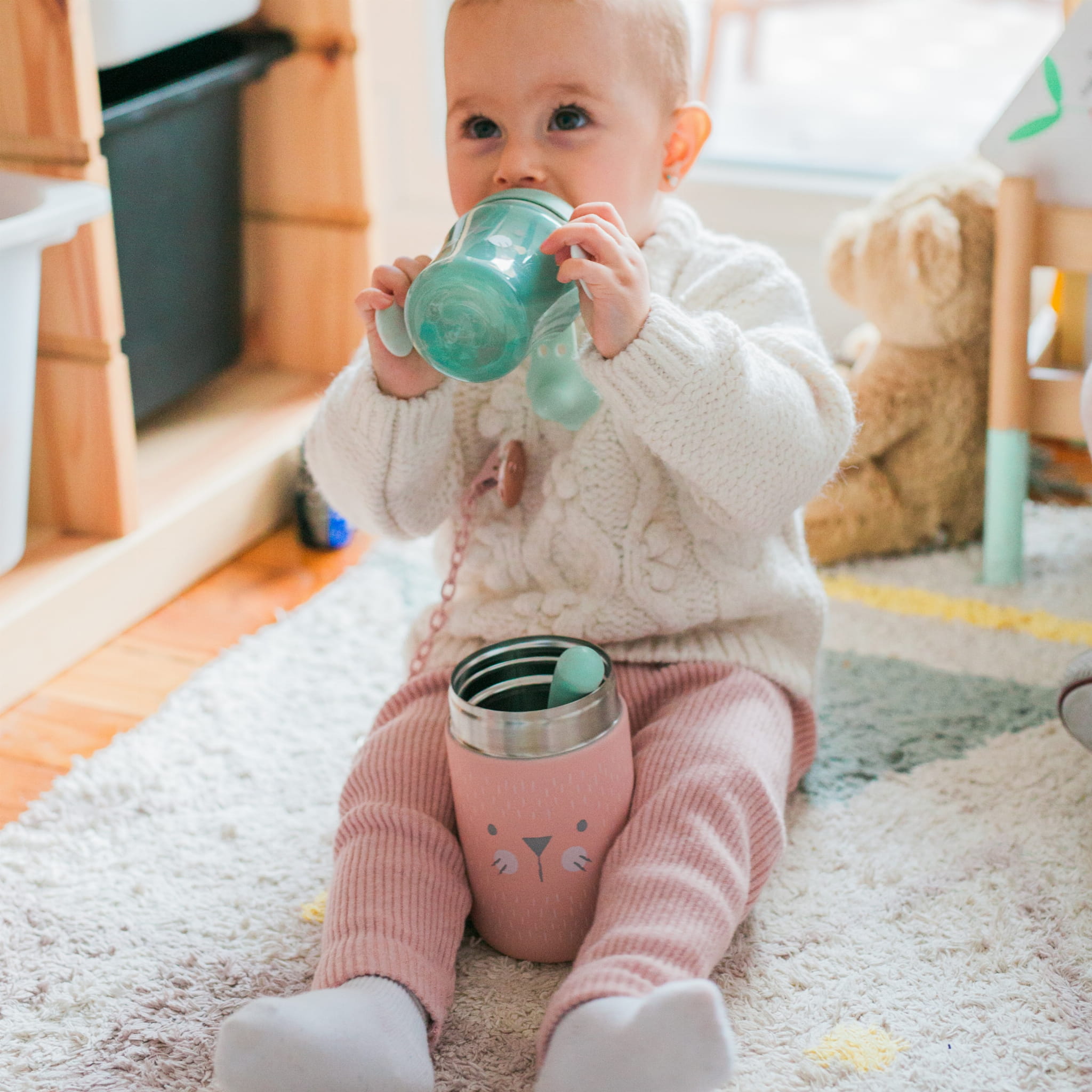 Suavinex Hygge Termos na jedzenie stal 350 ml