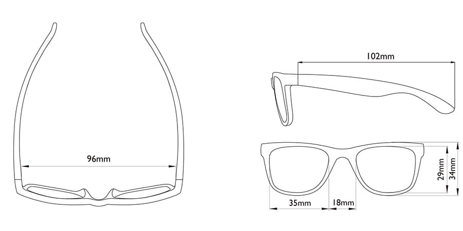 Real Shades Okulary Surf Tortoise 0-3 lata