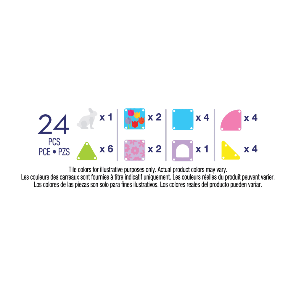 MAGNA-TILES microMAGS Spring Garden Travel 24 el. 3+