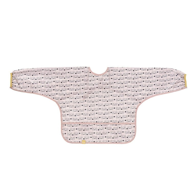 Lassig Śliniak z długim rękawem Little Chums Mysz 12-24 m