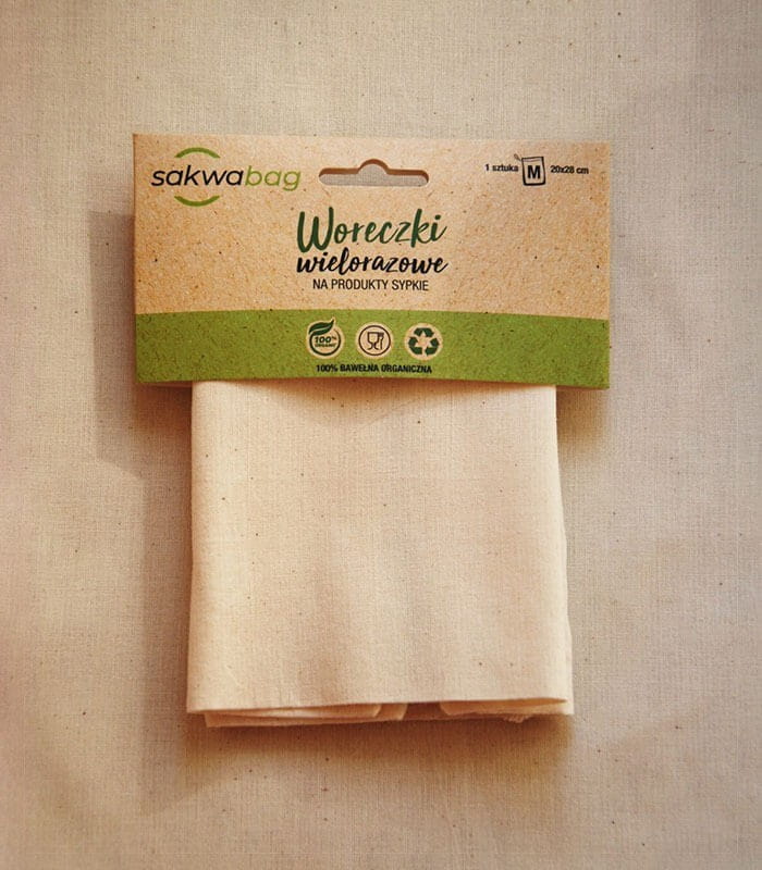Sakwabag Woreczek na produkty sypkie 14x18cm zero waste