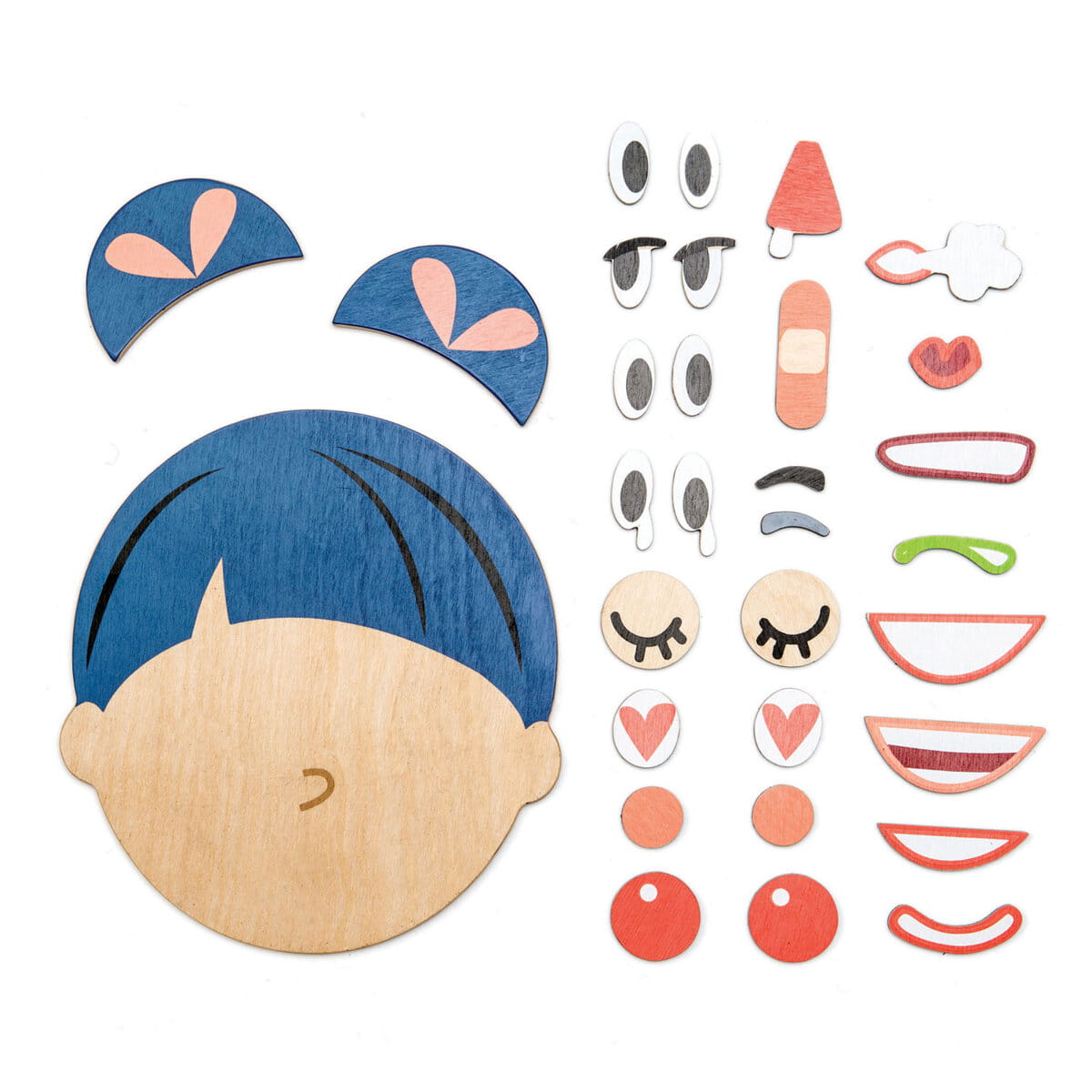 Drewniana Tablica Edukacyjna Emocje Tender Leaf Toys dla Dzieci 18m+