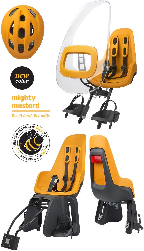Bobike  Kask dziecięcy ONE Plus S mighty mustrard   