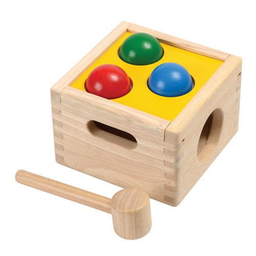Plan Toys Skrzynia z kulkami Drewniana 12m+