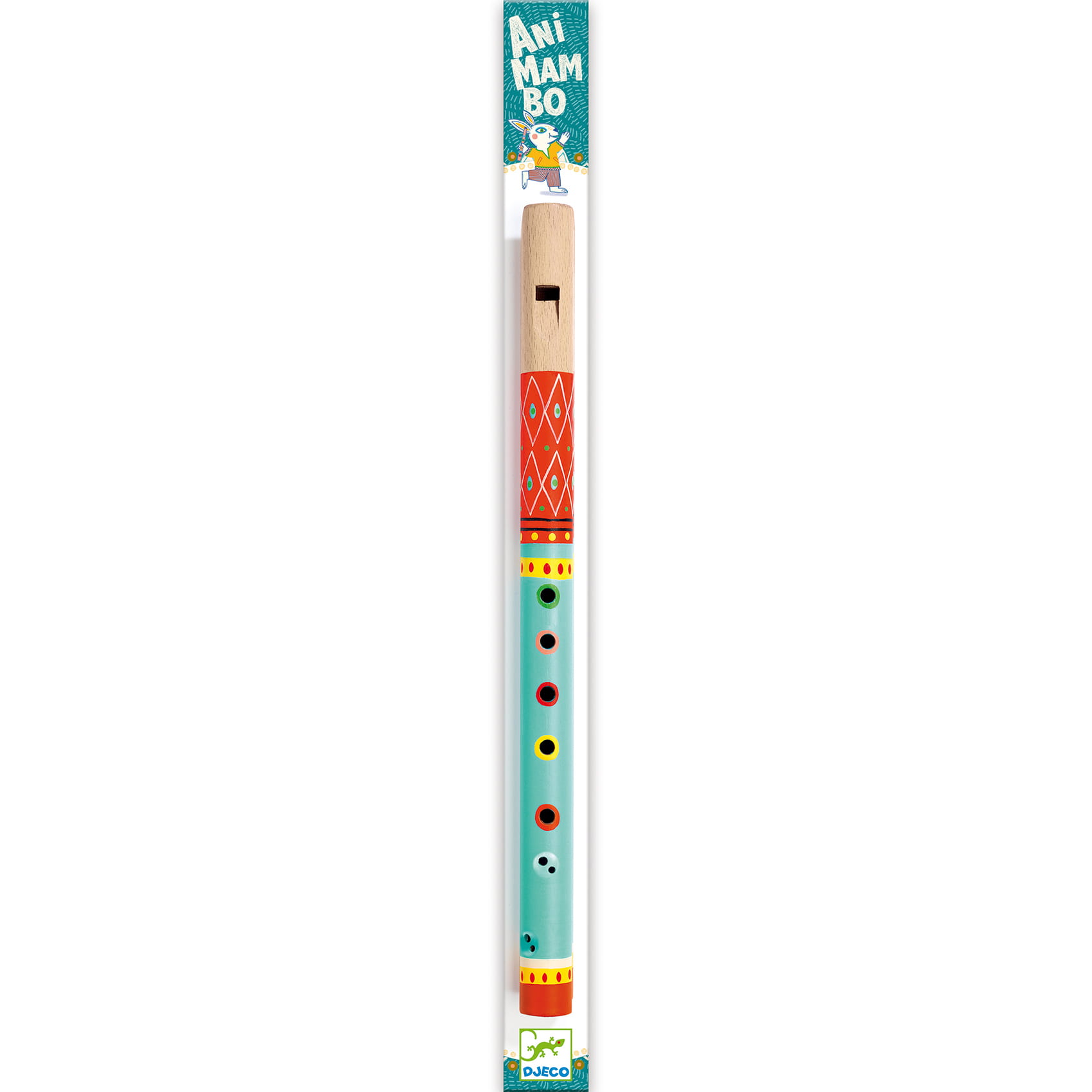 Djeco Animambo Flet Drewniany Instrument Muzyczny 3+