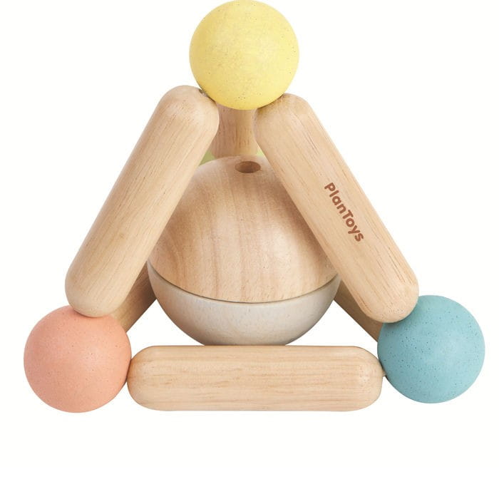 Plan Toys Pastelowa Grzechotka Piramidka 0+