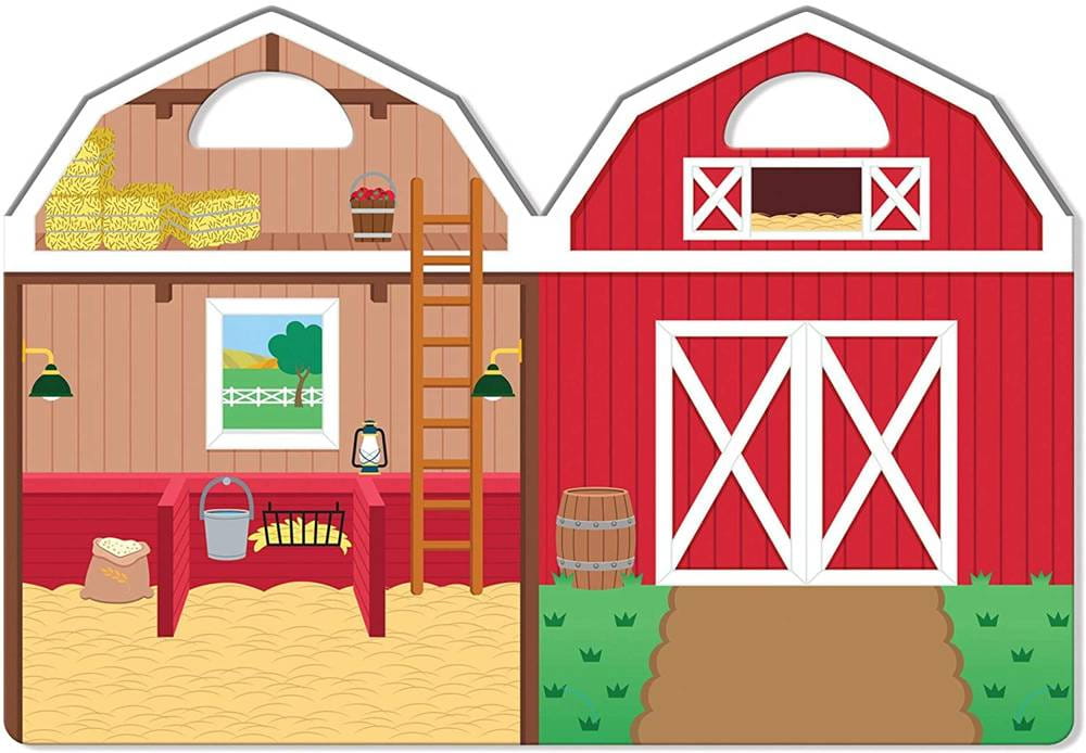 Melissa & Doug Zestaw Naklejek Farma Wielokrotnego Użytku 4+