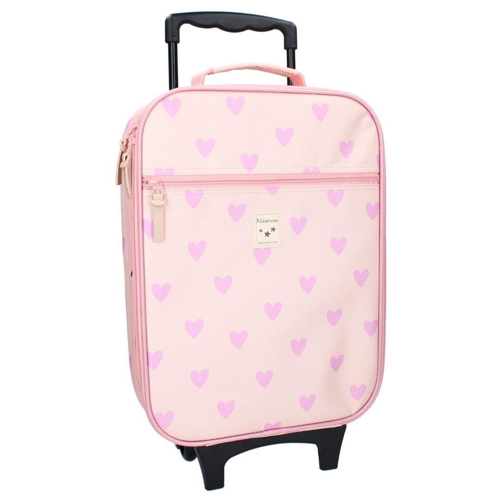 KIDZROOM  Walizka dla dzieci Magical Heart pink