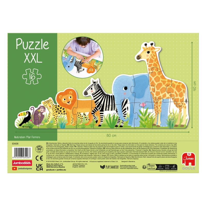 Puzzle XXL Dżungla Goula 2+ lat