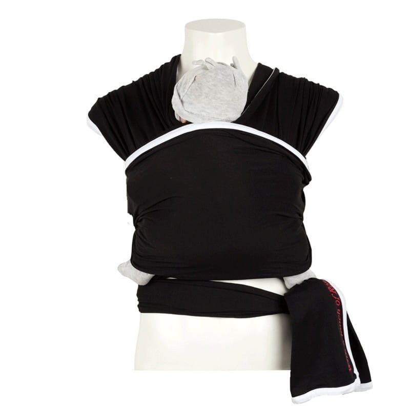 With a touch of Rose, Sling Organiczna Chusta do Noszenia Black White