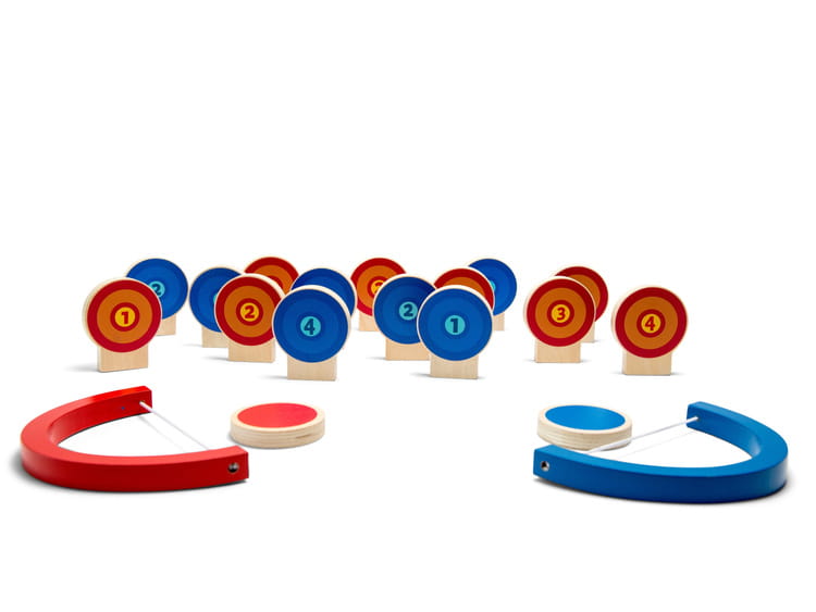 BS Toys Gra Zręcznościowa Kolorowy Cel Drewniana 3+