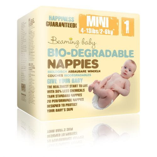 Beaming Baby Pieluszki Mini 2-5 kg 20 szt. - Ekologiczne
