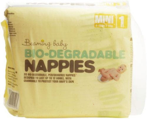 Beaming Baby Pieluszki Mini 2-5 kg 20 szt. - Ekologiczne