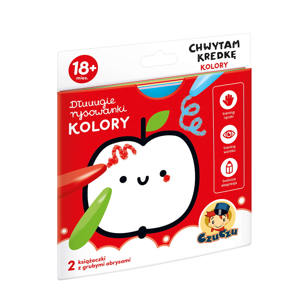 Czuczu Dłuuugie rysowanki chwytam kredkę kolory 18m+