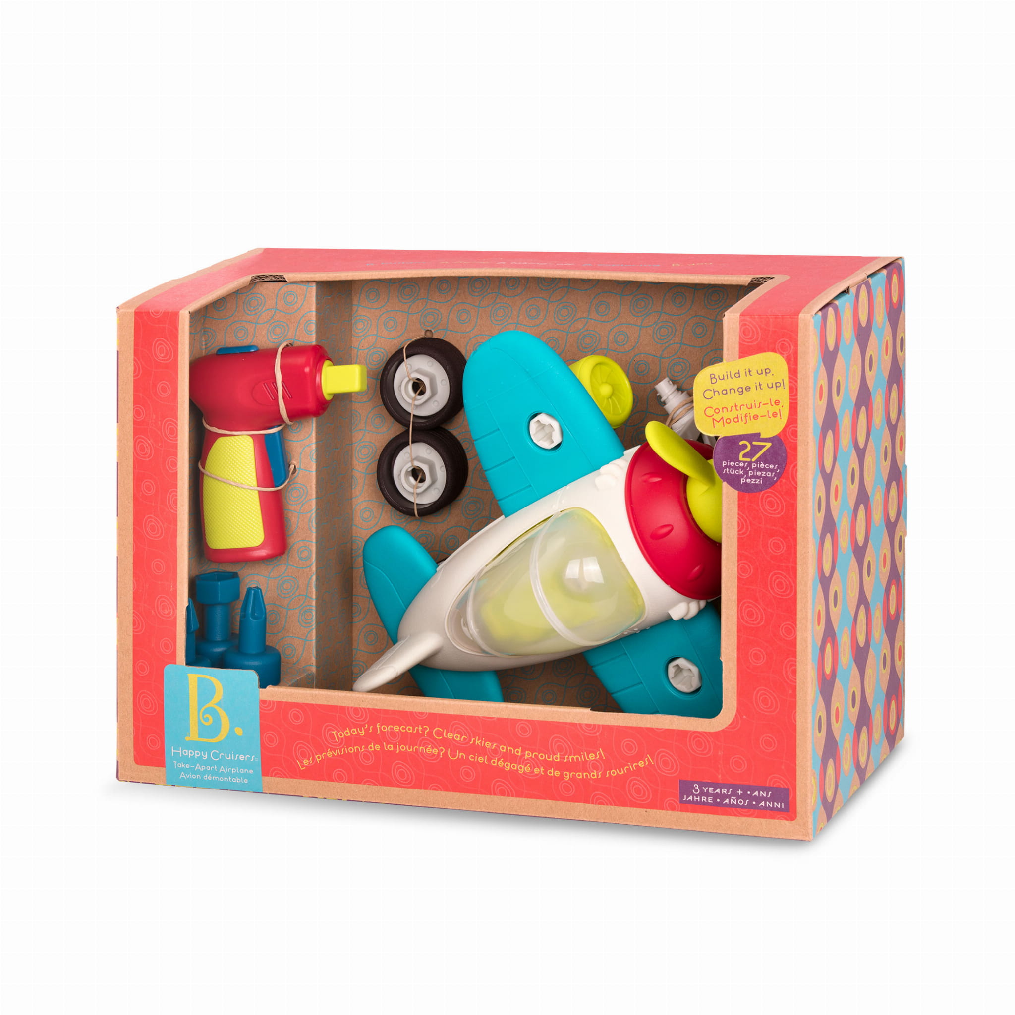 B.Toys Samolot do skręcania z wiertarką 3+ lat