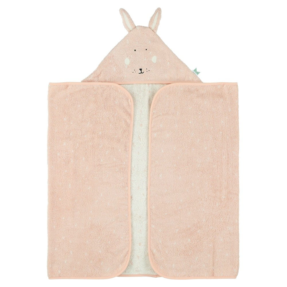 Trixie Baby Ręcznik kąpielowy z kapturem Królik 70×130 cm