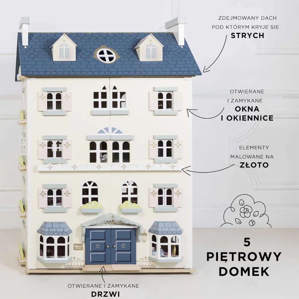Drewniany domek dla lalek Palace | Le Toy Van