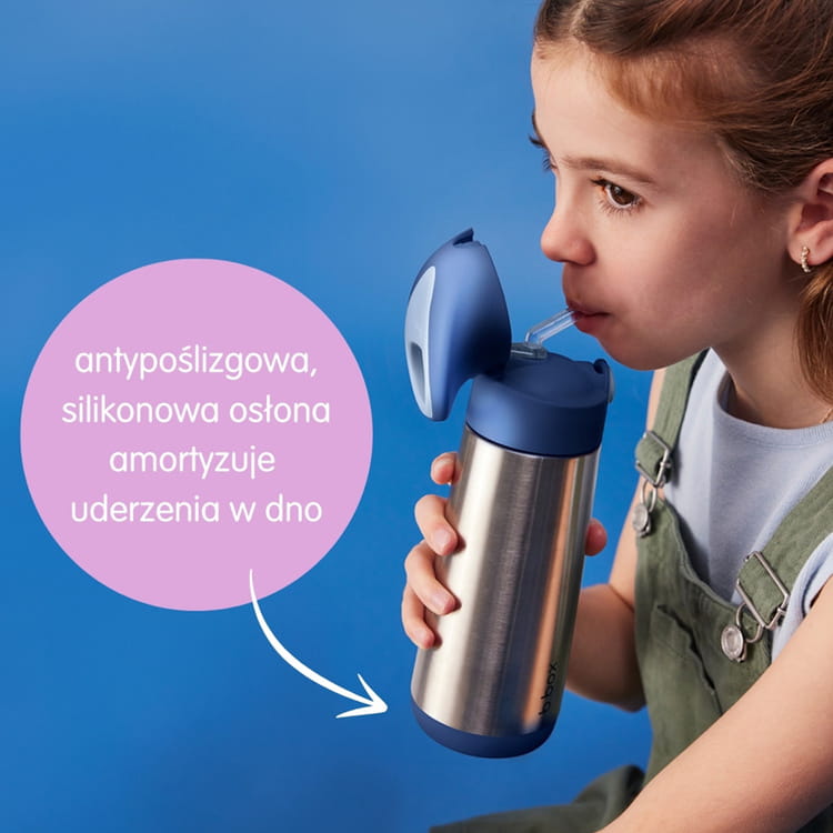 b.box Bidon Termiczny ze Słomką Blush Crush 500 ml