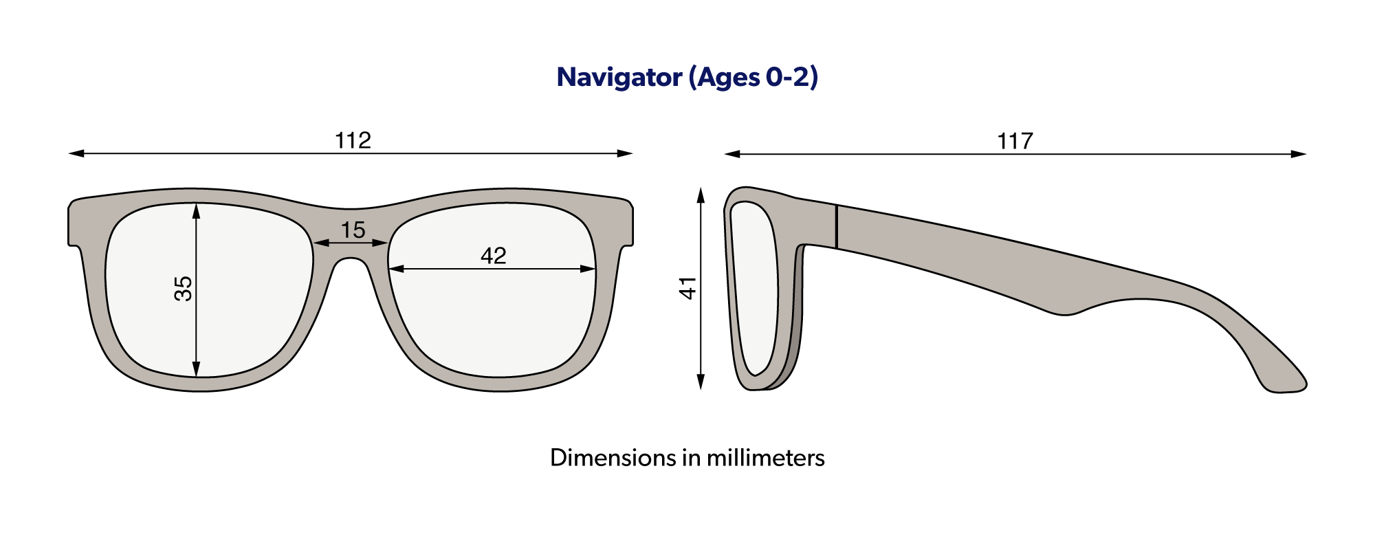 Babiators Navigator Okulary Unicorn Dreams Junior 0-2 lata