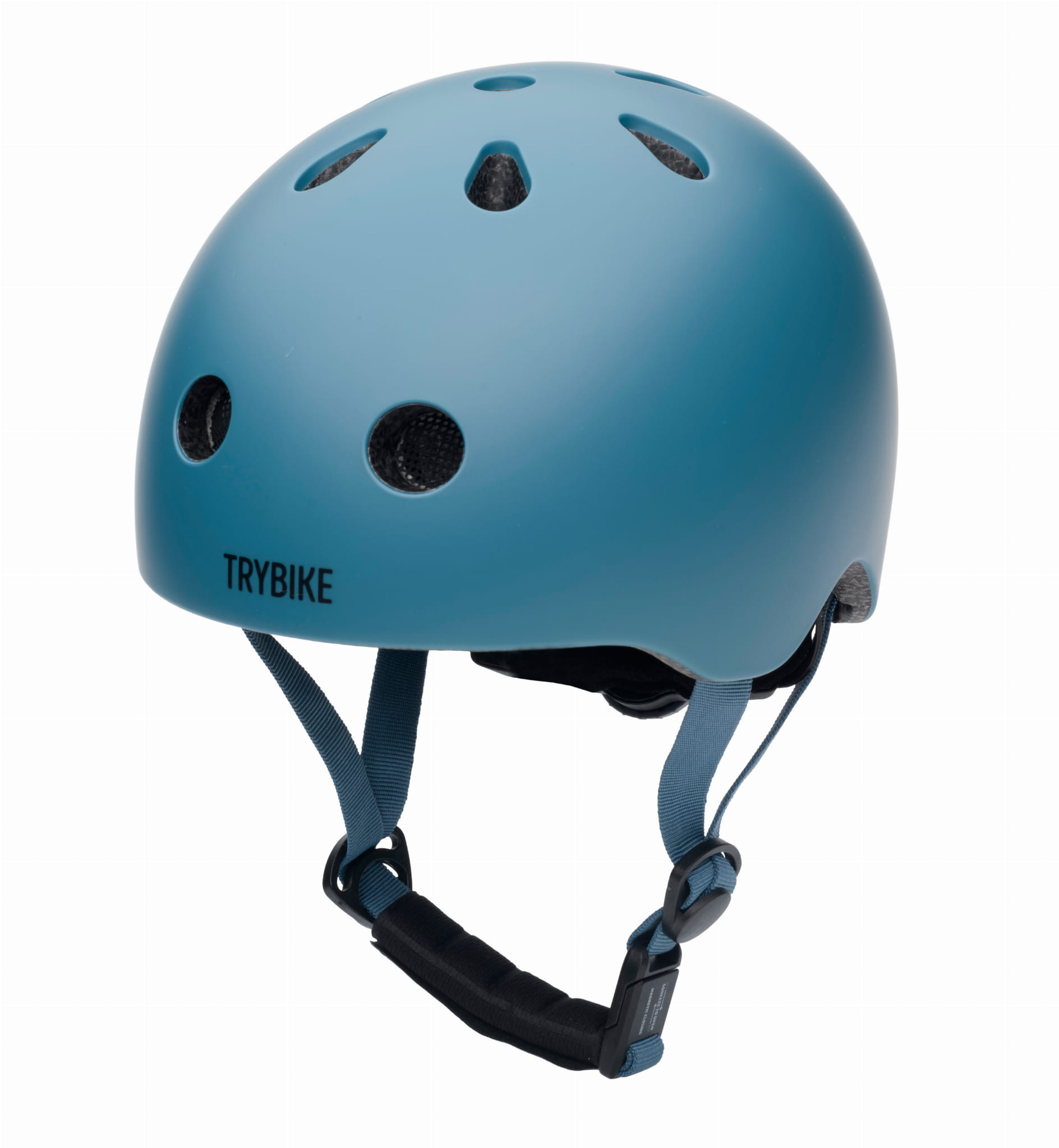 Niebieski kask dziecięcy Trybike XS – rower, rolki, hulajnoga