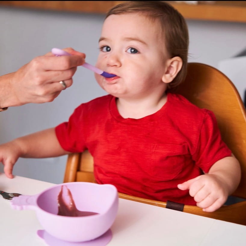 Nana’s Manners Etap 1 – Rozszerzanie Diety zestaw 3 łyżeczek silikonowych