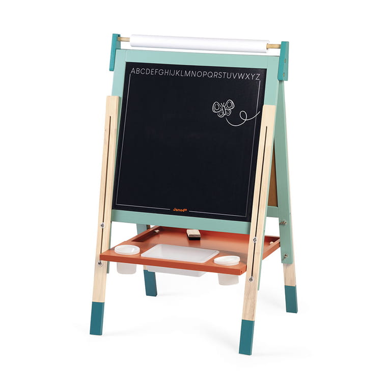 Janod Dwustronna Tablica Edukacyjna z Akcesoriami 3+
