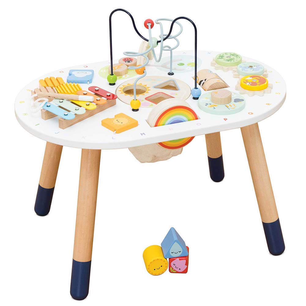 Le Toy Van Stolik Edukacyjny Sensoryczny Drewniany 18m+