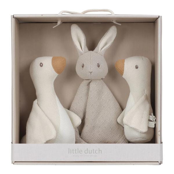 Little Dutch Zestaw Prezentowy Newborn Naturals 3-elementowy 0m+