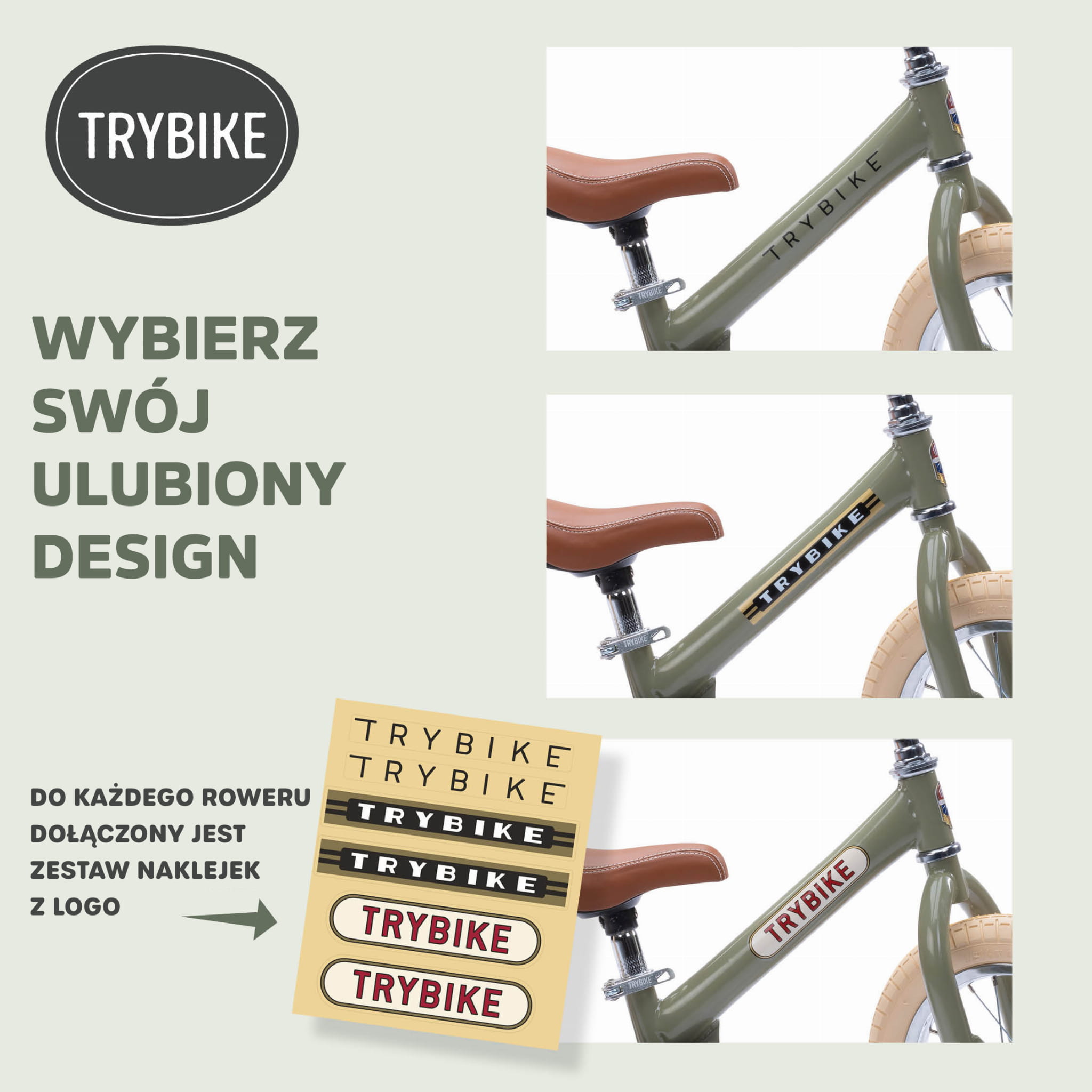 Trybike Pierwszy rowerek trójkołowy dziecięcy biegowy 2w1 niebieski balans 