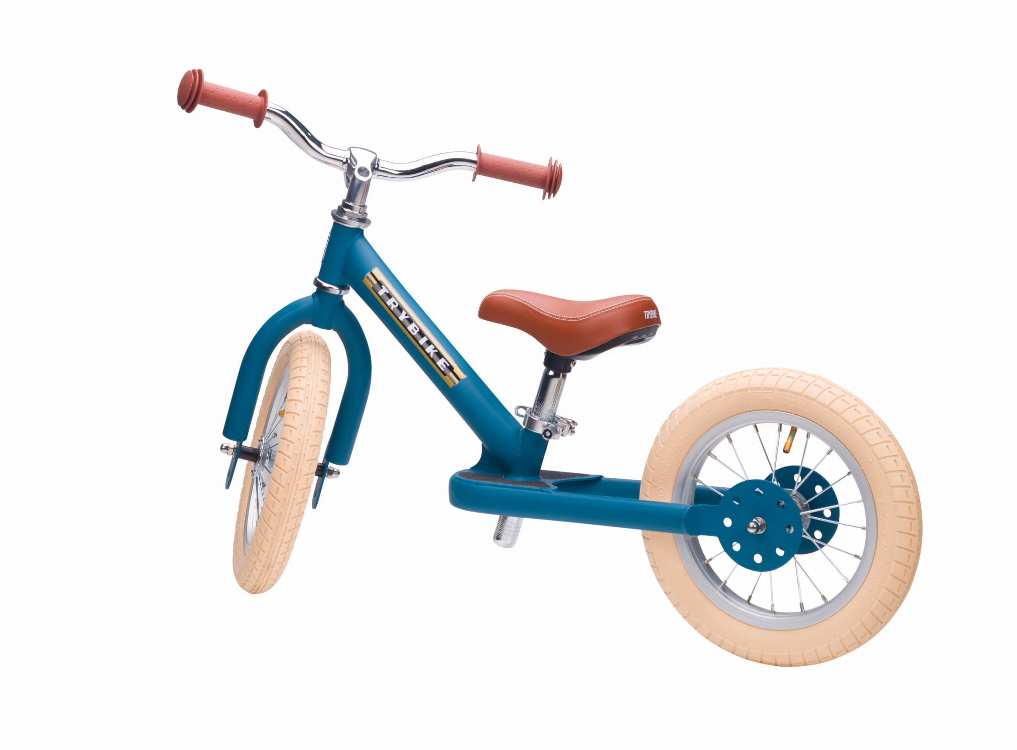 Trybike Pierwszy rowerek trójkołowy dziecięcy biegowy 2w1 niebieski balans 