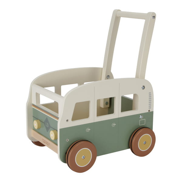 Little Dutch Drewniany Pchacz Vintage FSC – nauka chodzenia dla dzieci 12 m+