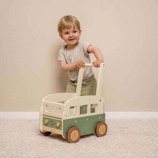 Little Dutch – Drewniany pchacz Vintage FSC dla dzieci 12+