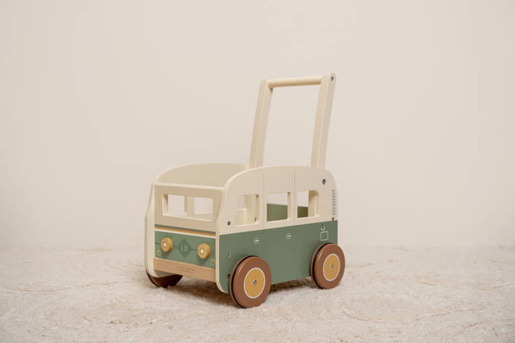 Little Dutch – Drewniany pchacz Vintage FSC dla dzieci 12+