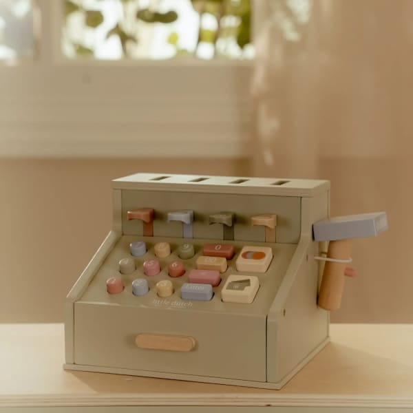 Little Dutch Drewniana Kasa Sklepowa FSC 3+